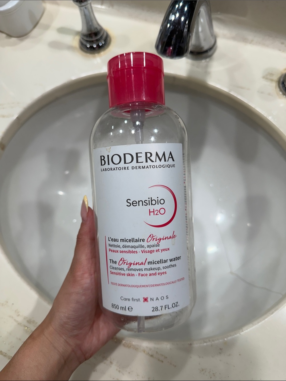 Bioderma Sensibio H2O Micellar Water - empty pump